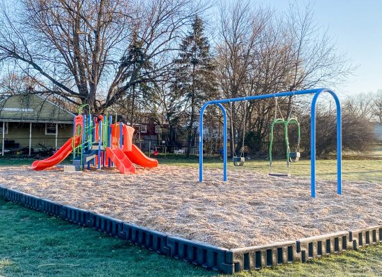 Playground at Layne Addition Park in Springfield, Ohio.