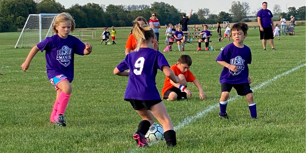 Ages: 3 - 4 (as of September 1)
Tuesdays, September 1 - 29 OR
Thursdays, September 3 - October 1
5:30 - 6:15pm
Eagle City Soccer Complex
Deadline: July 21
Fee: $65
