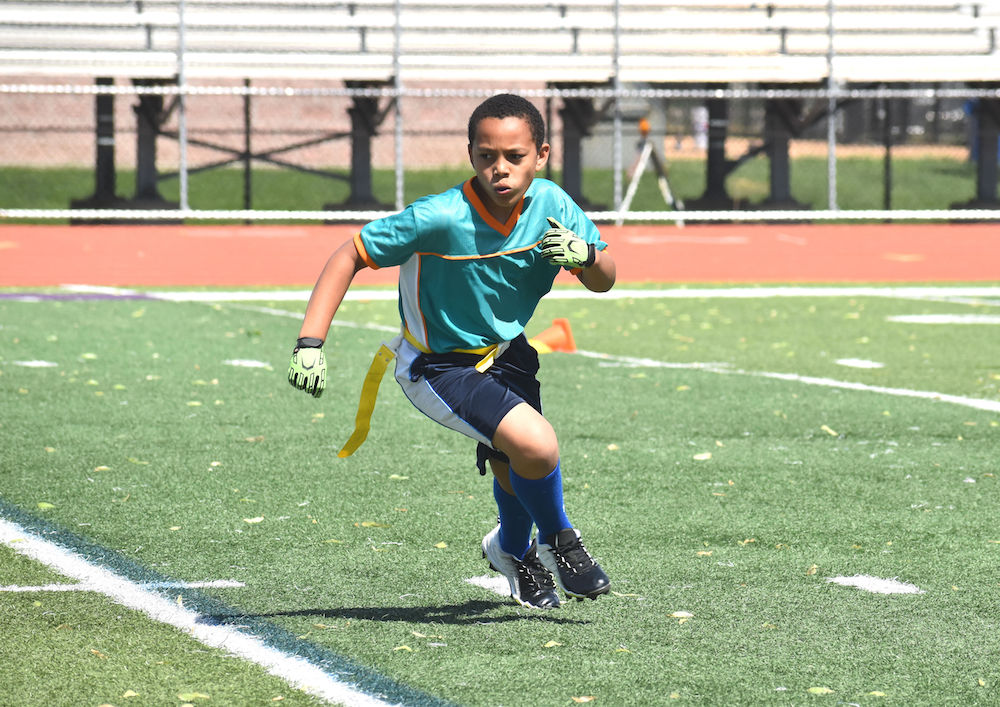 NTPRD offers Youth Flag Football for grades 1 – 6th.  This coed, non-contact league teaches the basics of football.