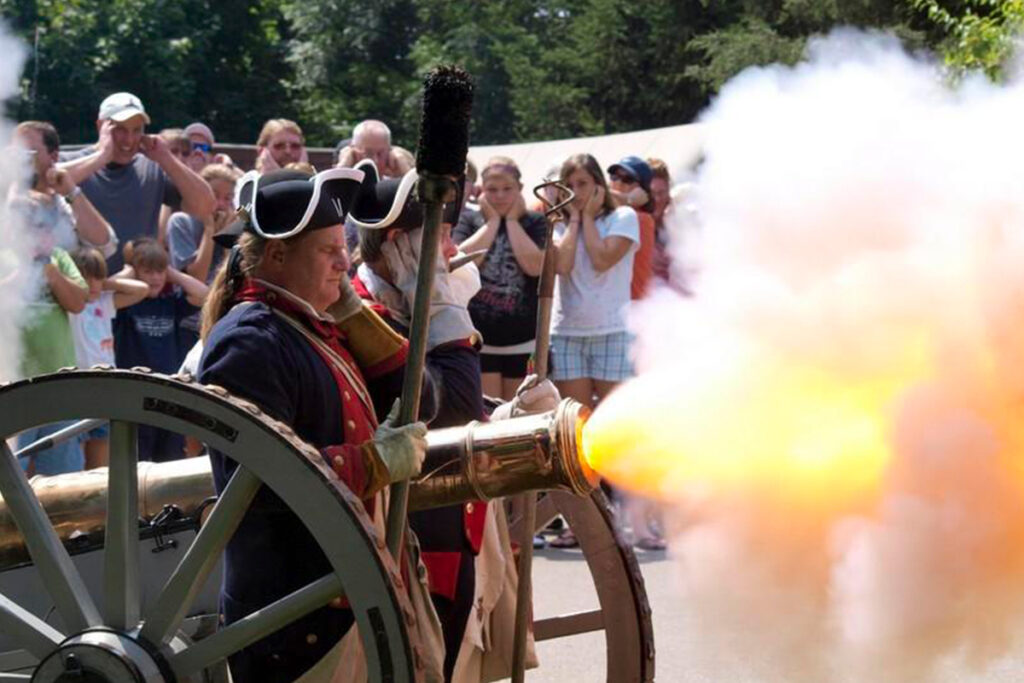 The First Mad River Light Artillery is a Charter Club of the National Muzzle Loading Rifle Association (NMLRA), and membership in that organization is encouraged of FMRLA members.